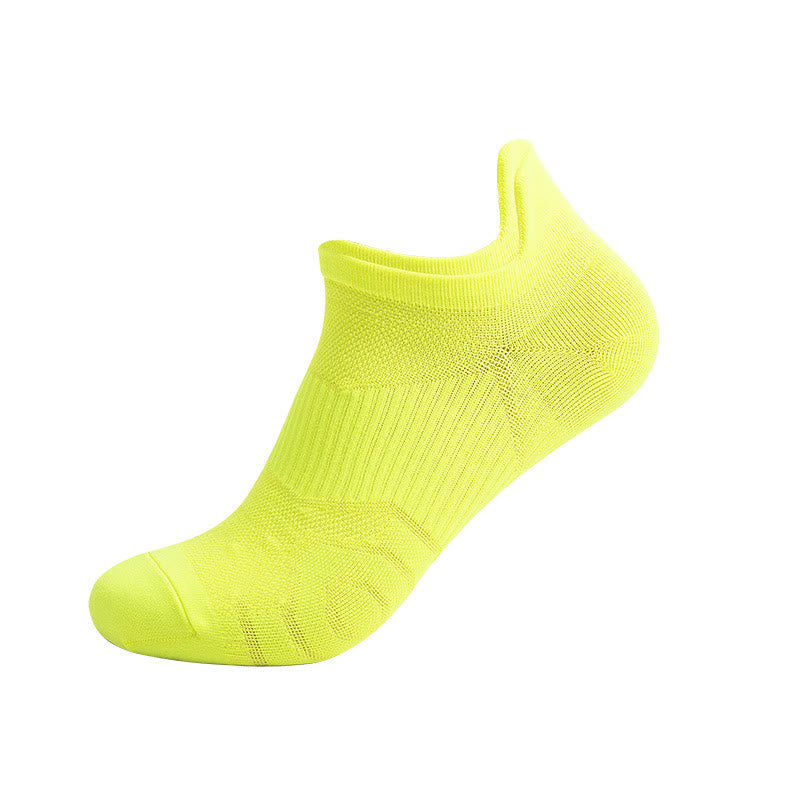 Sports Durable Ankle Compression Socks(9 Pairs) - Fluorescent Green - EU37-44(US4-10) - image 7