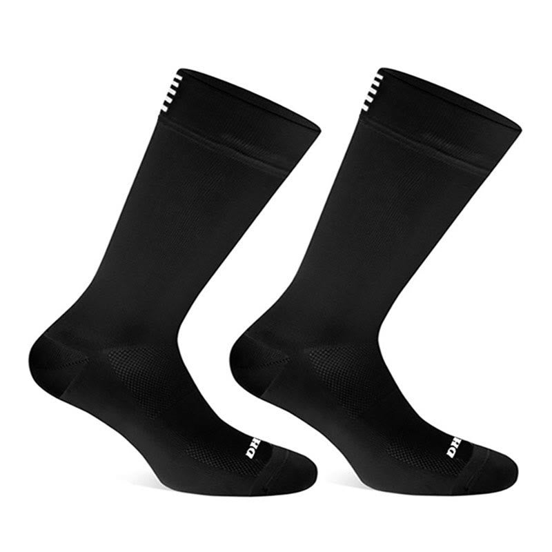 Mesh Sports Quarter Compression Socks(4 Pairs) - Black - EU39-46(US6-12) - image 6
