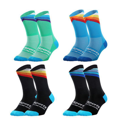 Mountaineering Quarter Compression Socks(4 Pairs) - Multicolor - EU39-46(US6-12) - image 0