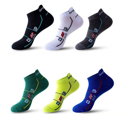 Plus Size Mesh Ventilating Ankle Compression Socks(6 Pairs) - Multicolor - EU38-45(US5-11) - image 10