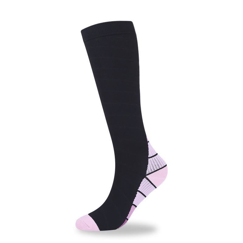 Cycling Knee High Compression Socks(4 Pairs)