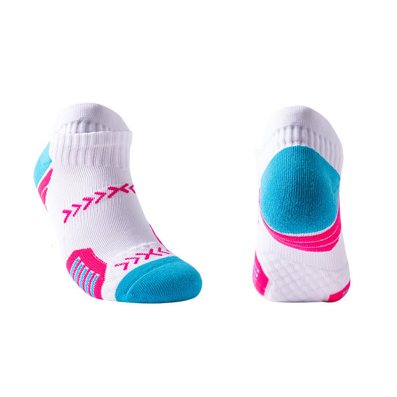 Plus Size Thickened Ankle Compression Socks(5 Pairs) - Pink - EU38-44(US5-10) - image 1