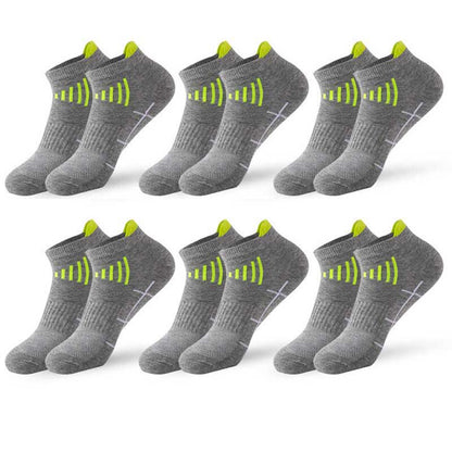 Plus Size Comfort Fit Ankle Compression Socks(6 Pairs) - Light Gray - EU37-45(US4-11) - image 3