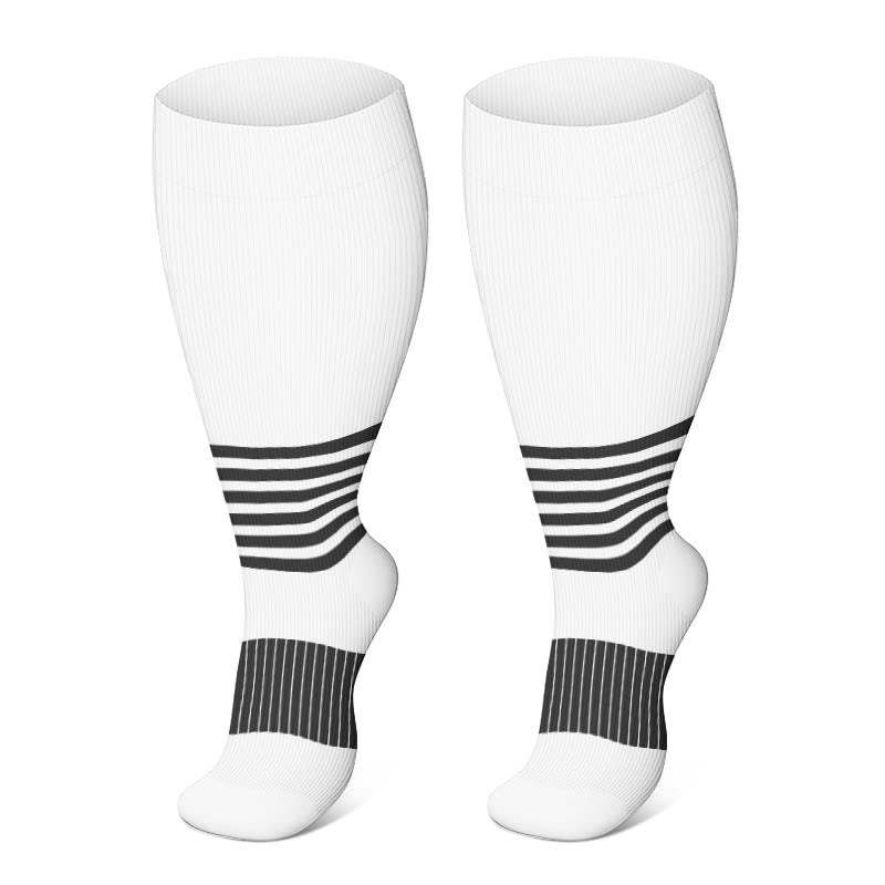 Plusock Plus Size Polka Dots Compression Socks - image 6