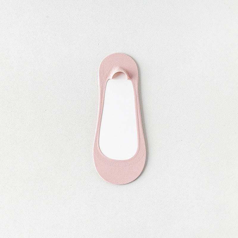 Padded No Show Socks(6 Pairs) - Pink - EU37-40(US4-7) - image 8