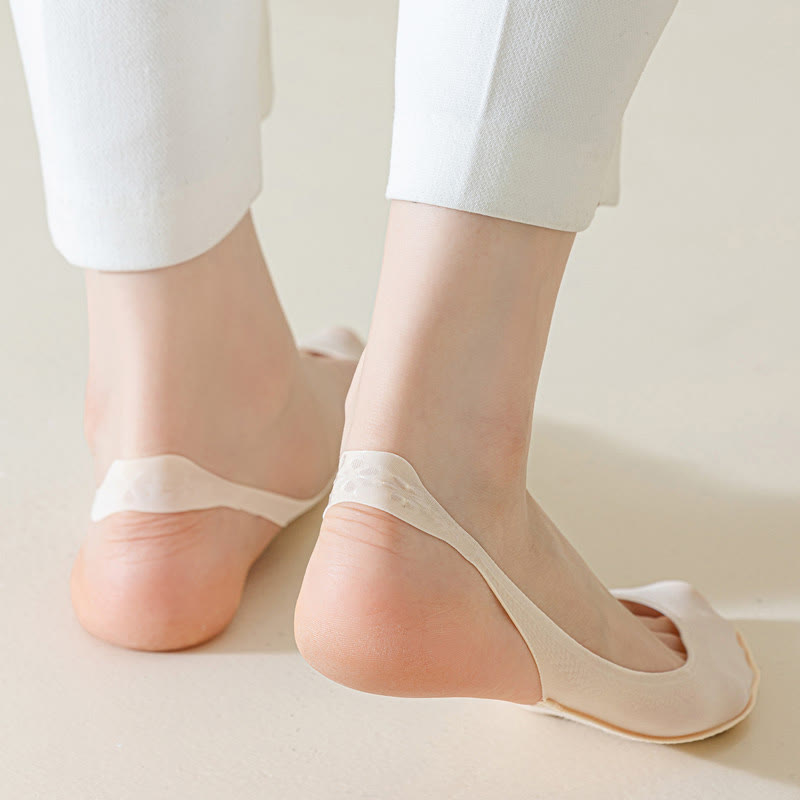 Summer Padded Half No Show Socks(6 Pairs) - image 6