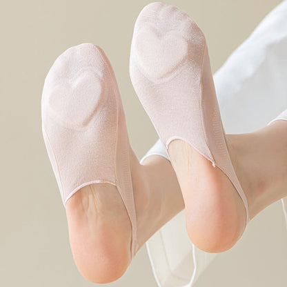 Summer Padded Half No Show Socks(6 Pairs) - image 4