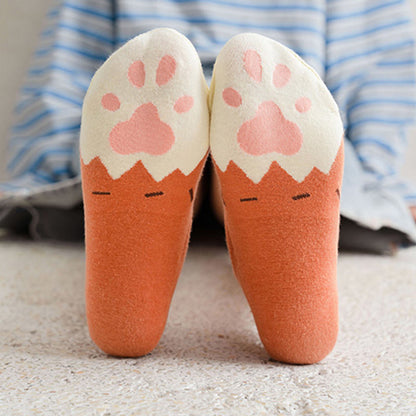 Cat Footprints No Show Socks(5 Pairs) - image 7