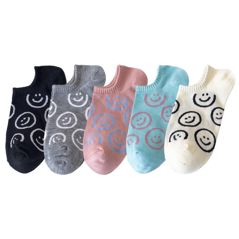 Smiley Face No Show Socks(10 Pairs) - image 0