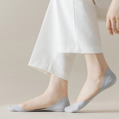 Plus Size Ultra Low No Show Socks(5 Pairs)