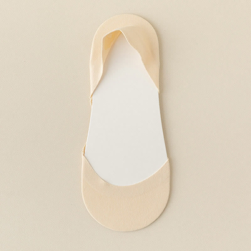Plus Size Ultra Low No Show Socks(5 Pairs)