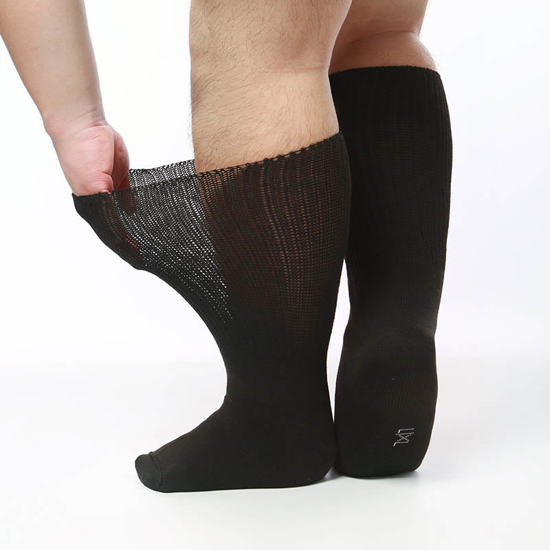 Plus Size Extra Wide Knee High Diabetic Socks(2 Pairs) - image 1