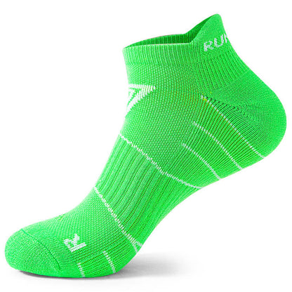 Plus Size Non Slip Soft Ankle Compression Socks(4 Pairs) - Green - EU40-45(US7-11) - image 14