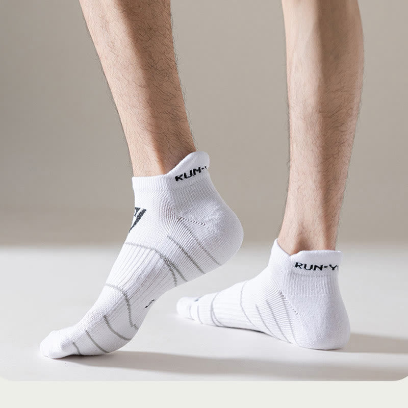 Plus Size Non Slip Soft Ankle Compression Socks(4 Pairs) - image 3