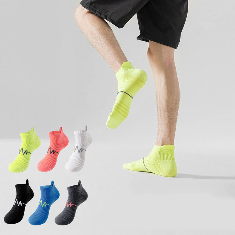 Plus Size Electrocardiogram Ankle Compression Socks(6 Pairs)