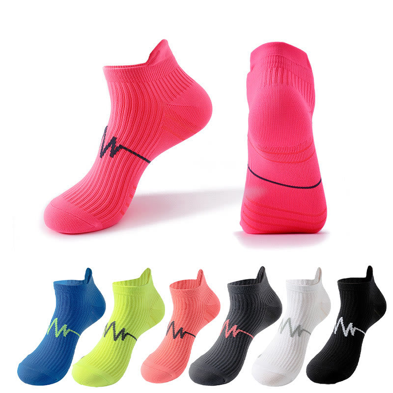 Plus Size Electrocardiogram Ankle Compression Socks(6 Pairs) - image 0