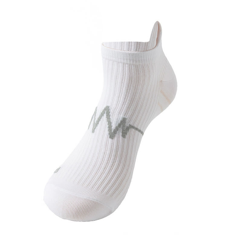 Plus Size Electrocardiogram Ankle Compression Socks(6 Pairs) - White - EU40-44(US7-10) - image 8