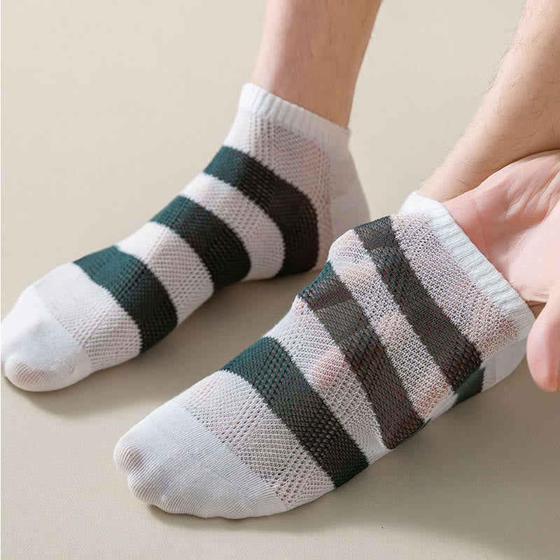 Wide Stripes Ankle Socks(10 Pairs) - image 1