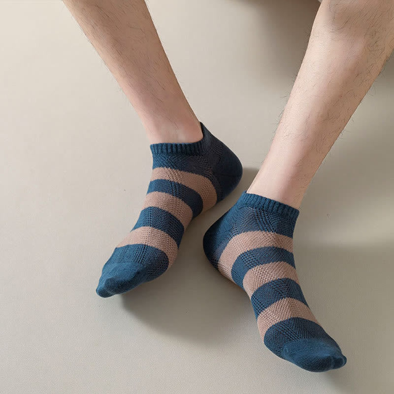 Wide Stripes Ankle Socks(10 Pairs) - image 7