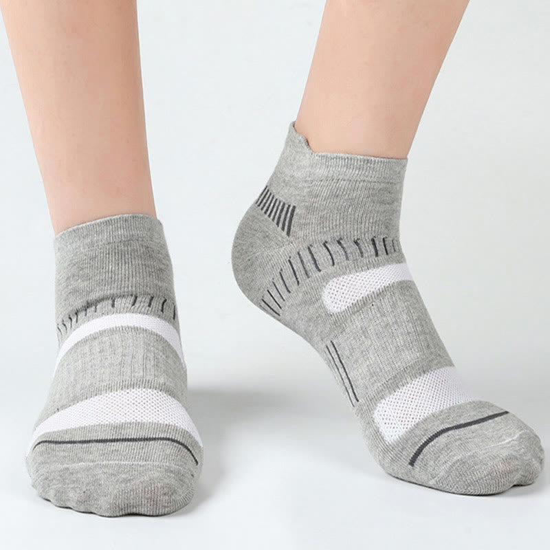 Plus Size Classic Color Ankle Compression Socks(5 Pairs) - image 3