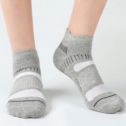 Plus Size Classic Color Ankle Compression Socks(5 Pairs) - image 3