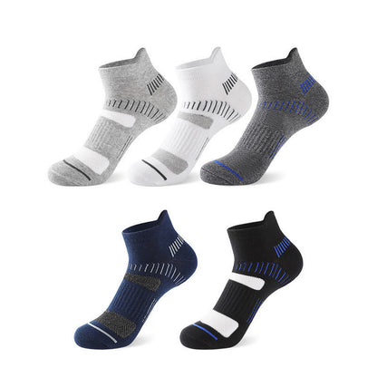 Plus Size Classic Color Ankle Compression Socks(5 Pairs)