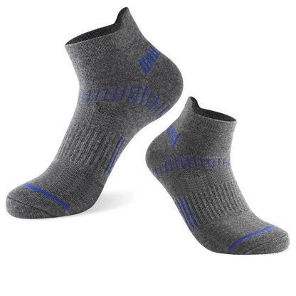 Plus Size Classic Color Ankle Compression Socks(5 Pairs) - Dark Grey - EU40-46(US7-12) - image 7