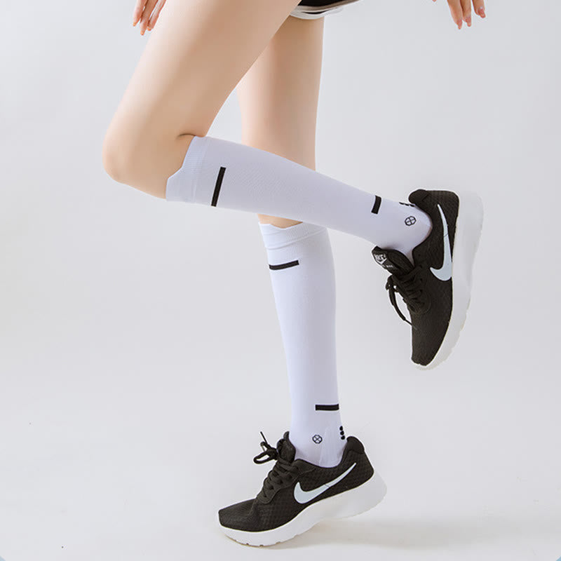 Plus Size Quick Drying Compression Socks(4 Pairs) - image 5