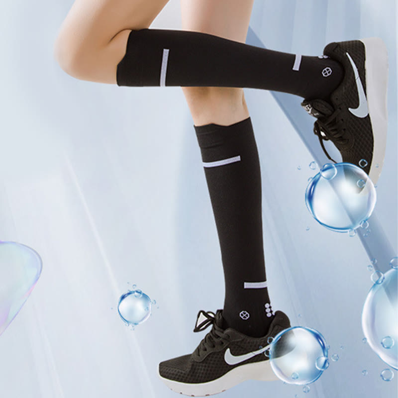 Plus Size Quick Drying Compression Socks(4 Pairs) - image 2