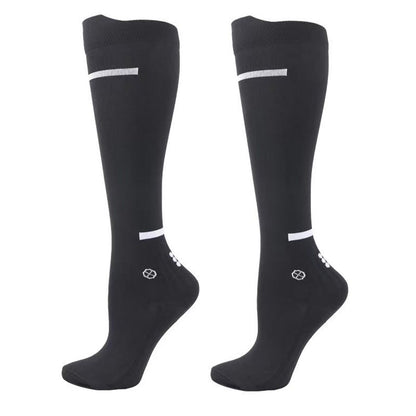 Plus Size Quick Drying Compression Socks(4 Pairs) - Black - EU37-39(US4-6) - image 7
