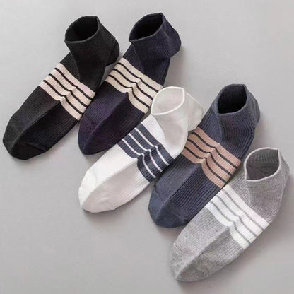 Stripe Ankle Socks(10 Pairs) - Multicolor*2 - EU39-44(US6-10) - image 7