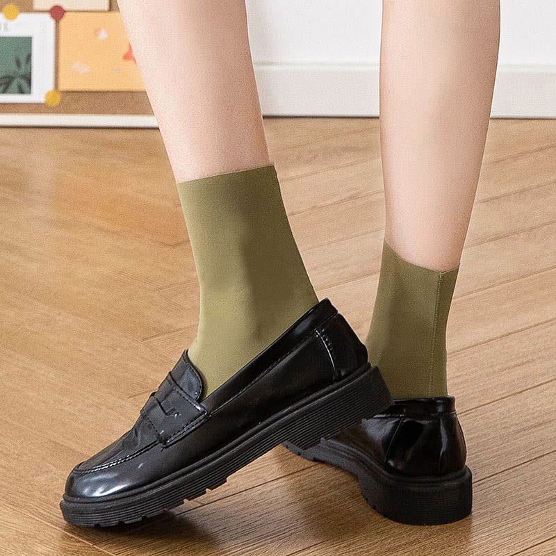 Ice Silk Quarter Socks(8 Pairs) - image 7