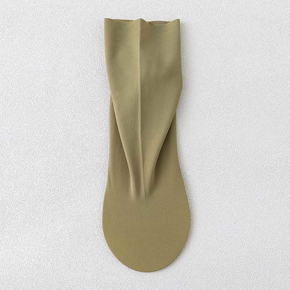 Ice Silk Quarter Socks(8 Pairs) - Army Green - EU37-40(US4-7) - image 9
