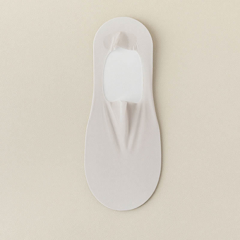 Ice Silk No Show Socks(7 Pairs) - Light Gray - EU39-46(US6-12) - image 11