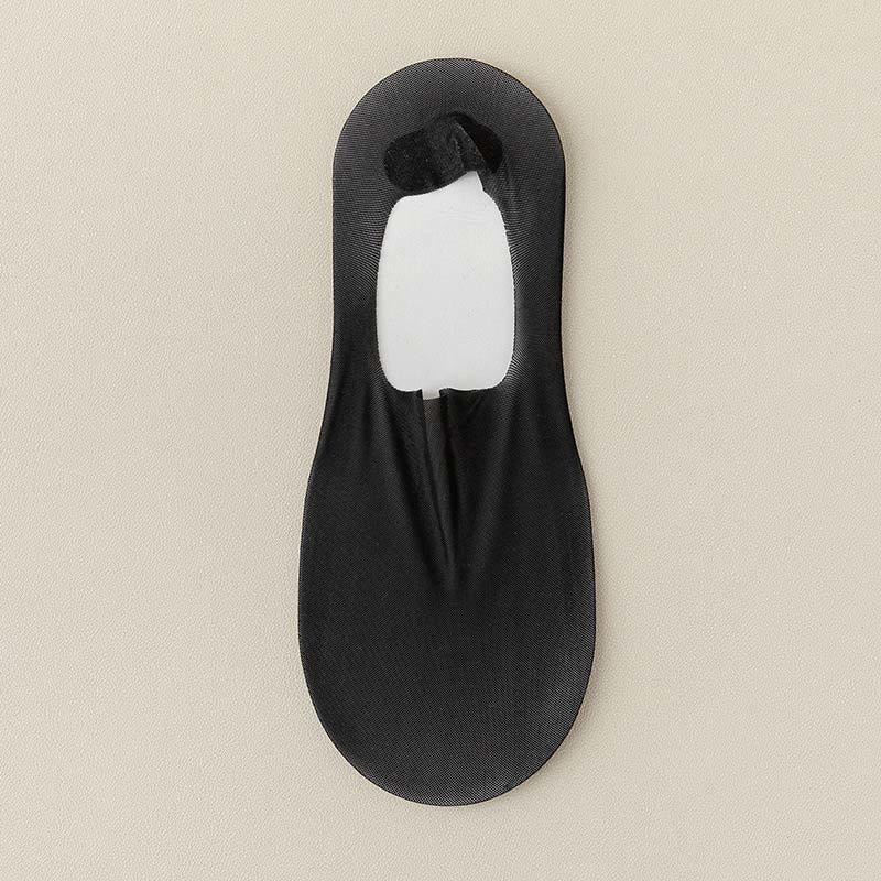 Ice Silk No Show Socks(7 Pairs) - Black - EU39-46(US6-12) - image 14