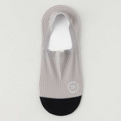 Waffle Ice Silk No Show Socks(6 Pairs) - Light Gray - EU38-44(US5-10) - image 11
