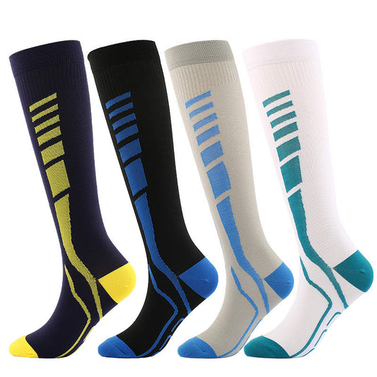 New Style Compression Socks(4 Pairs) - Multicolor - S/M - image 0