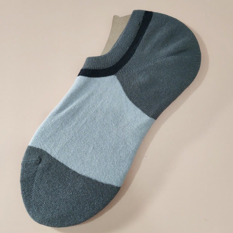 Color Matching No Show Socks(7 Pairs) - Light Gray - EU39-45(US6-11) - image 5