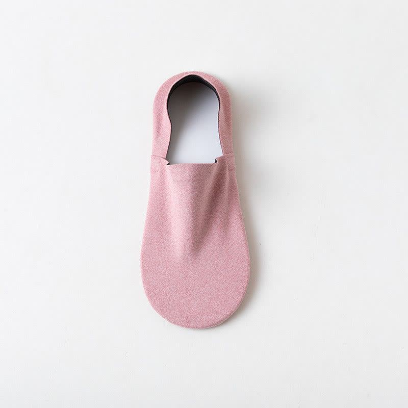 Breathable Soft No Show Socks(5 Pairs) - Pink - EU37-40(US4-7) - image 7