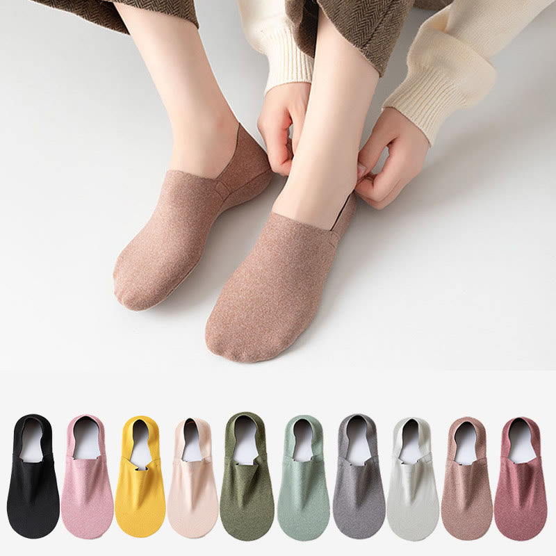 Breathable Soft No Show Socks(5 Pairs) - Multicolor(10 Pairs) - EU37-40(US4-7) - image 0