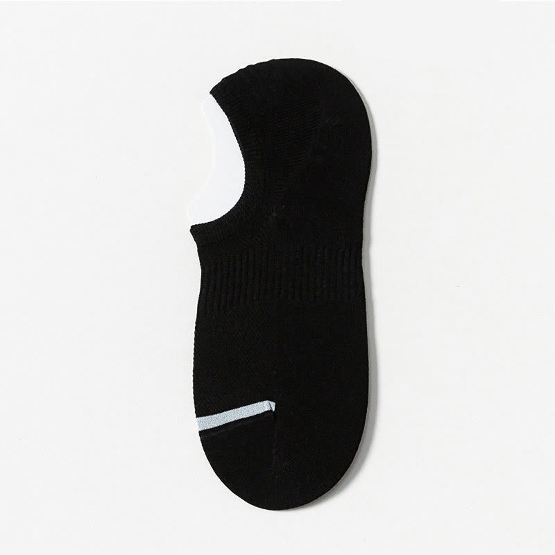 Summer Mesh No Show Socks(7 Pairs) - Black - EU39-44(US6-10) - image 11