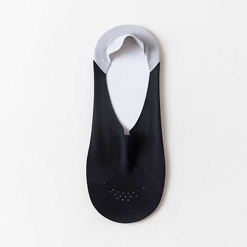 Breathable Ice Silk No Show Socks(6 Pairs) - Grey - EU39-44(US6-10) - image 8