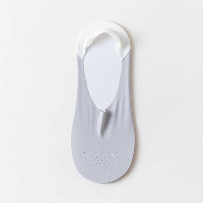 Breathable Ice Silk No Show Socks(6 Pairs) - White - EU39-44(US6-10) - image 10
