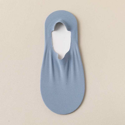 Waffle No Show Socks(4 Pairs) - Blue - EU39-44(US6-10) - image 15