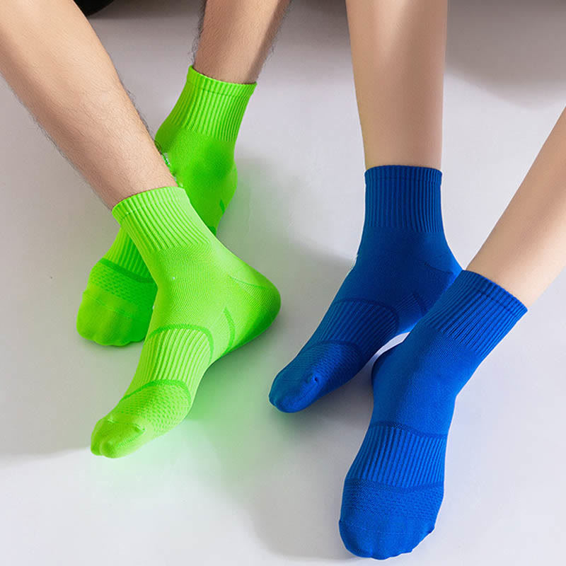 Plus Size Fashion Quarter Compression Socks(4 Pairs) - image 4