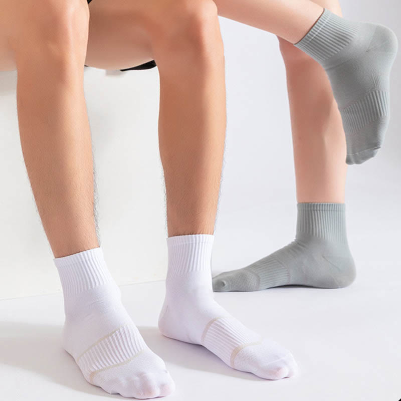 Plus Size Fashion Quarter Compression Socks(4 Pairs) - image 1