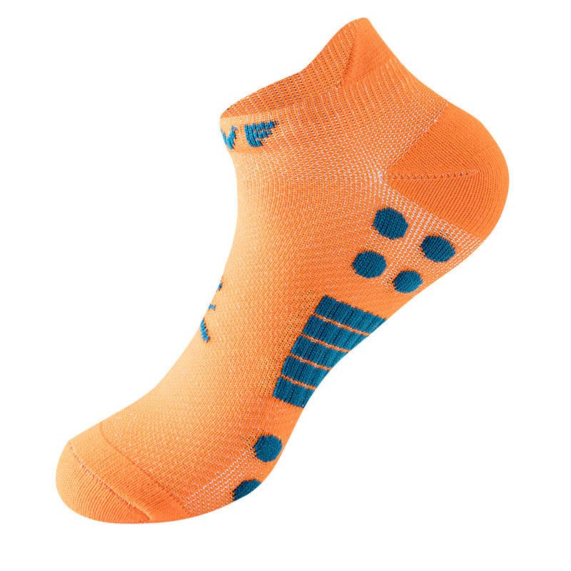 Plus Size Dot Ankle Compression Socks(6 Pairs) - Orange - EU40-44(US7-10) - image 12
