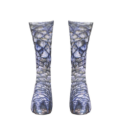 Plus Size 3D Animal Paws Quarter Socks(3 Pairs) - image 6