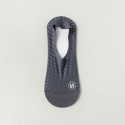 Solid Color Mesh No Show Socks(6 Pairs) - Grey - EU39-44(US6-10) - image 13
