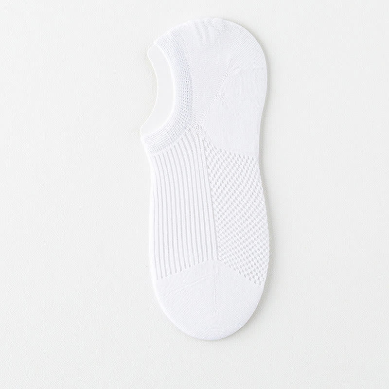Cotton Breathable No Show Socks(6 Pairs) - White - EU39-44(US6-10) - image 9